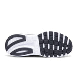 Close-up of the upper material on the KURU TRIPLE MAX Ion Men's Sneaker in Jet Black-Storm Gray.