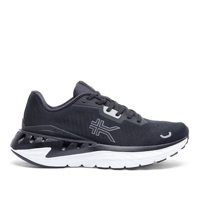 KURU TRIPLE MAX Ion Men's Sneaker in Jet Black-Storm Gray.