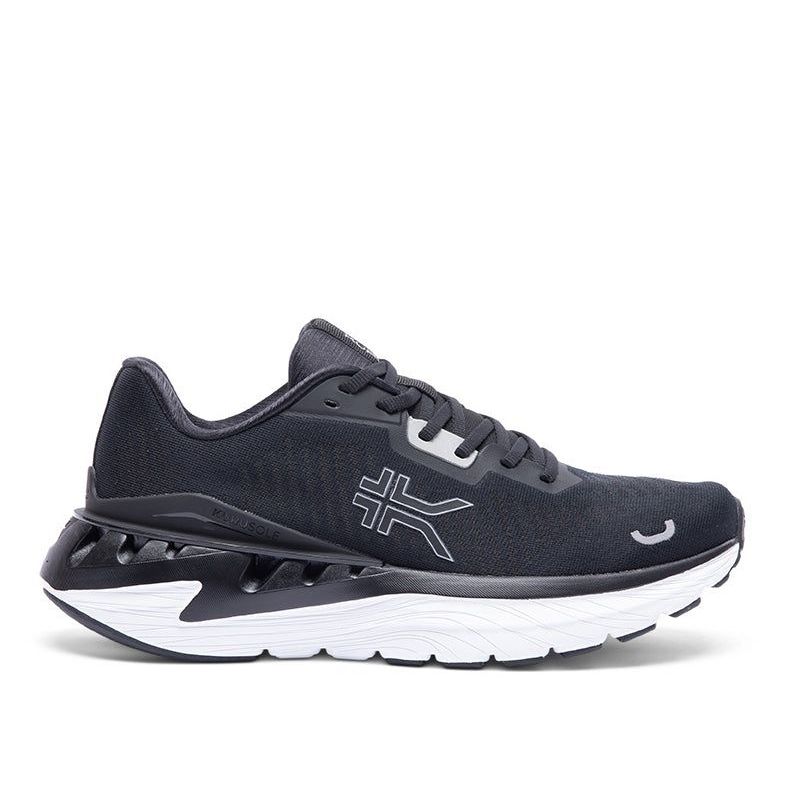 KURU TRIPLE MAX Ion Men's Sneaker in Jet Black-Storm Gray.