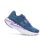 Pair of KURU TRIPLE MAX Ion Women's Sneaker in Twilight Blue-Lavender, angled view.