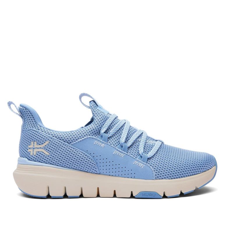 KURU FLEX Slip-On Women's Sneaker in Blue Fog-Sand.
