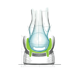 Icon representing KURU's patented KURUSOLE technology.