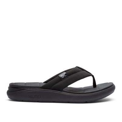 KURU MOMENT Flip Men's Flip-Flop in Jet Black.