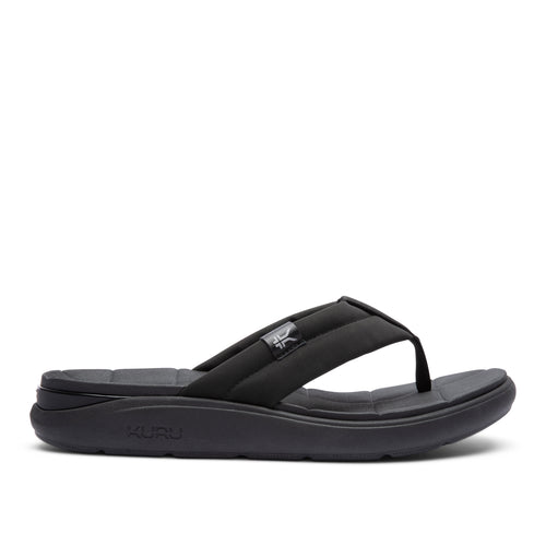 KURU MOMENT Flip Men's Flip-Flop in Jet Black.