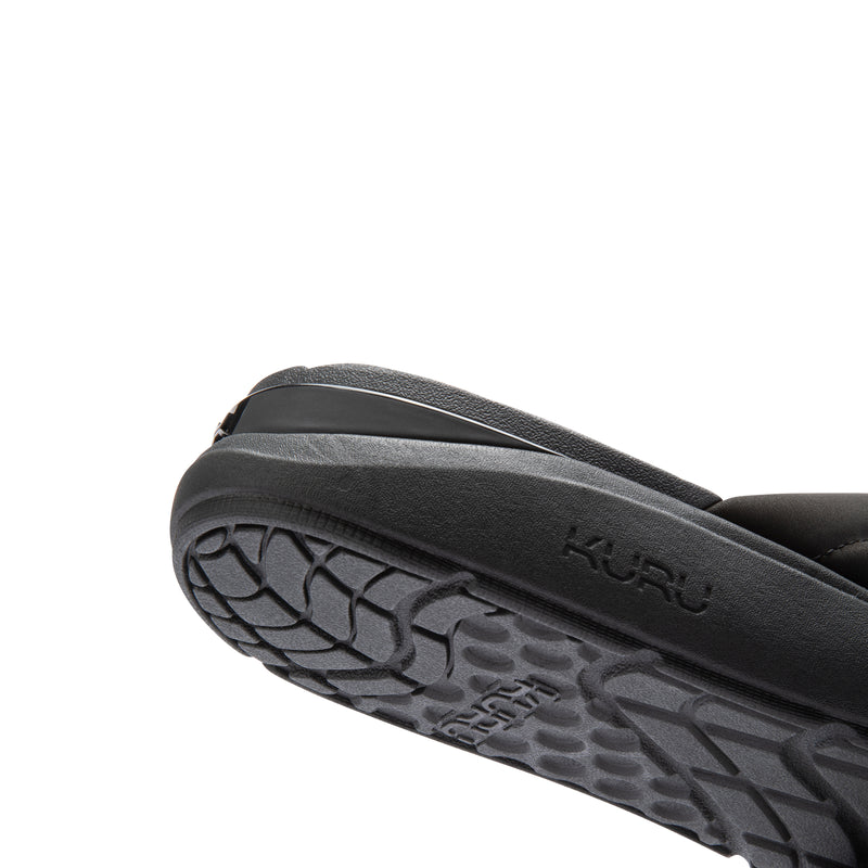 Illustration highlighting KURUSOLE technology in the KURU MOMENT Flip Men's Flip-Flop.