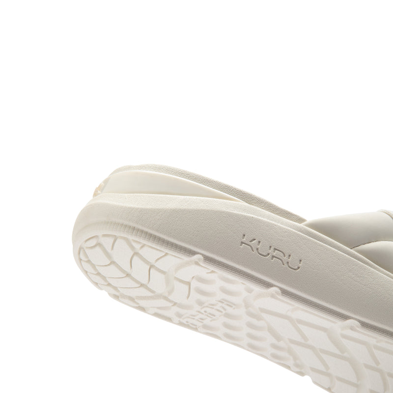 Illustration highlighting KURUSOLE technology in the KURU MOMENT Flip Women's Flip-Flop.
