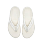 Top-down view of the KURU MOMENT Flip Women's Flip-Flop in Ecru.