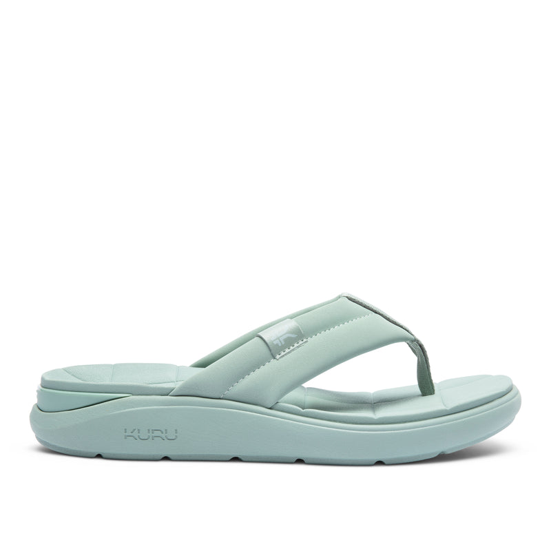 KURU MOMENT Flip Women's Flip-Flop in Safari Green.