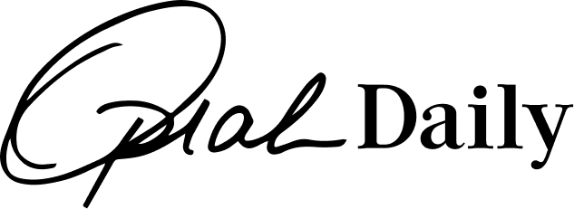 Oprah Daily logo or feature badge as seen on KURU Footwear.