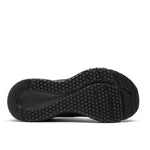 Outsole view of the KURU QUANTUM 2 Slip-On Men's Slip-On Sneaker in Jet Black-Lead Gray, showing the KURUSOLE tread.