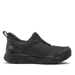 KURU QUANTUM 2 Slip-On Men's Slip-On Sneaker in Jet Black-Lead Gray.