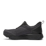 Inner side view of the KURU QUANTUM 2 Slip-On Men's Slip-On Sneaker in Jet Black-Lead Gray.