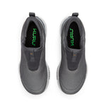 Top-down view of the KURU QUANTUM 2 Slip-On Men's Slip-On Sneaker in Lead Gray-Dove Gray.