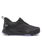 KURU QUANTUM 2 Slip-On Women's Slip-On Sneaker in Jet Black-Purple Haze.