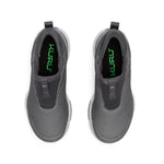 Top-down view of the KURU QUANTUM 2 Slip-On Women's Slip-On Sneaker in Lead Gray-Pink Sorbet.