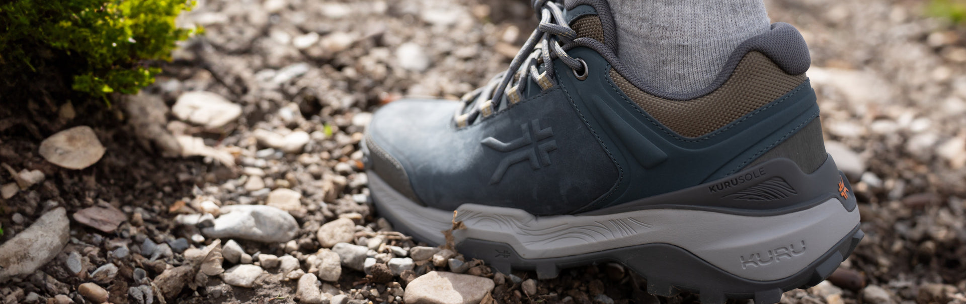 KURU hiking collection featuring the RIDGE, designed for motion and trail performance.