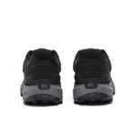 Back heel view of the KURU RIDGE Motion Men's Boot in Jet Black-Charcoal Gray.