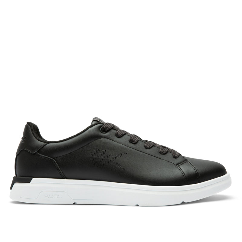 KURU ROAM 2 Unisex Sneaker in Jet Black-Bright White.