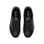 Top-down view of the KURU ROAM 2 Unisex Sneaker in Jet Black-Bright White.