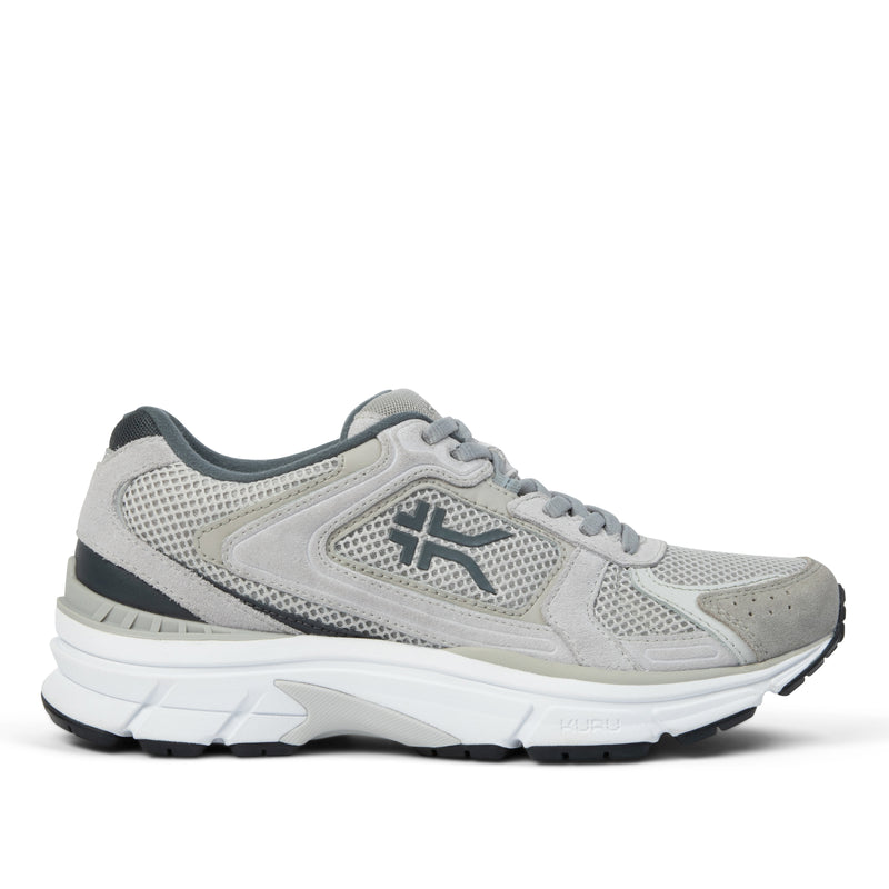 KURU SURGE Unisex Sneaker in Dove Gray-Bright White.