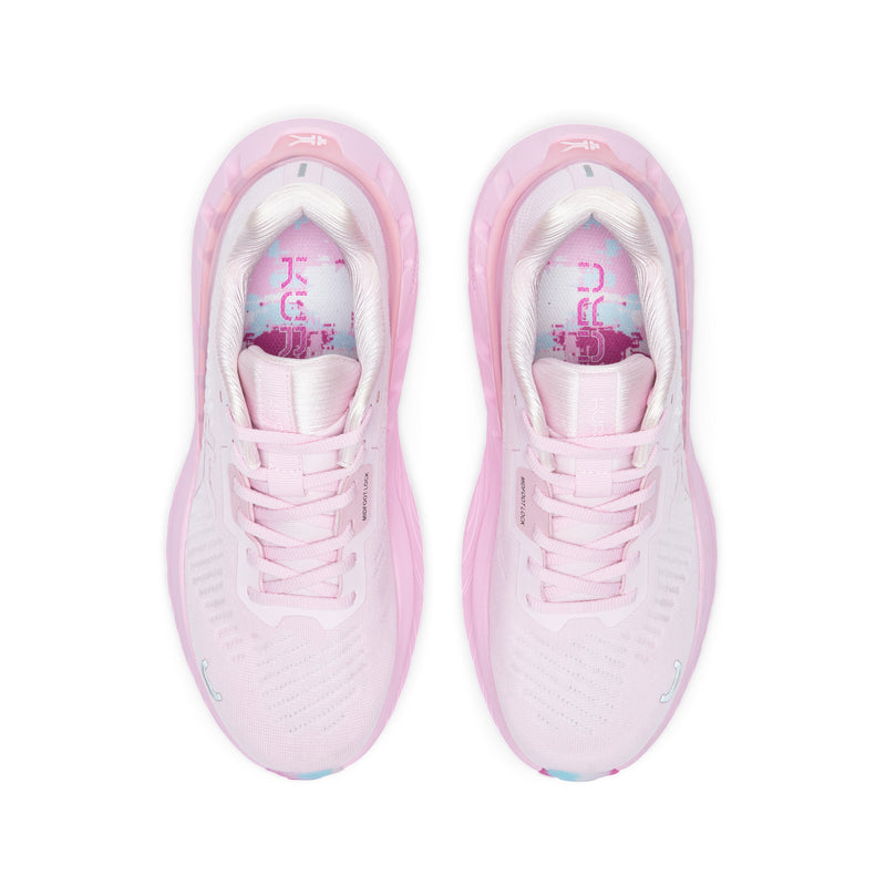 Top-down view of the KURU TRIPLE MAX Ion Women's Sneaker in Watermelon Slush.