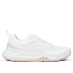 KURU VELOCITY Women's Sneaker in Bright White-Lotus Pink.