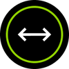 Toggle to compare width options.