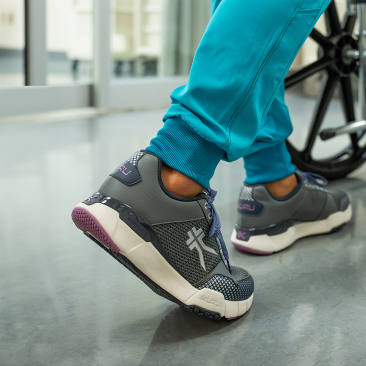 KURU footwear built for all-day comfort on the job, designed to support hardworking feet.