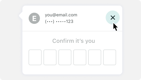 Verification Code Banner